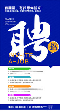 招聘海報(bào)