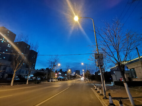 城市夜色街景