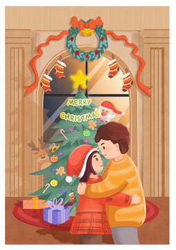 情侶過圣誕節(jié)