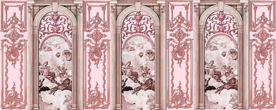 歐式花紋