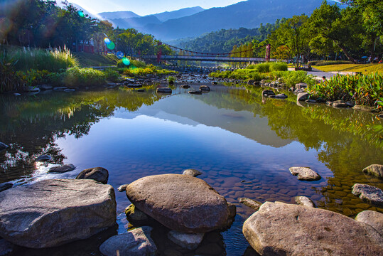 河道石桥