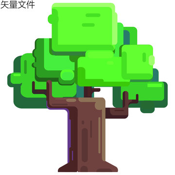 大樹像素樹