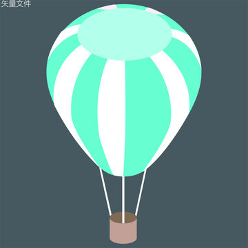 熱氣球素材