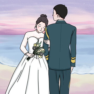 結(jié)婚照頭像定制