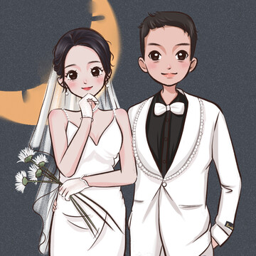 結(jié)婚照頭像定制
