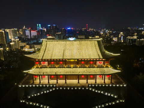 福建福州镇海楼夜景