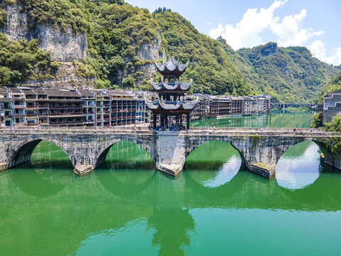 贵州黔东南镇远古镇5A景区