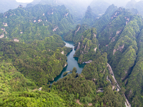 湖南张家界武陵源宝峰湖