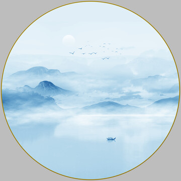 新中式山水畫