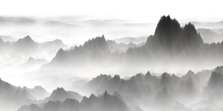新中式山水畫