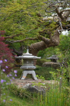 章作园艺日式庭院石灯笼素材
