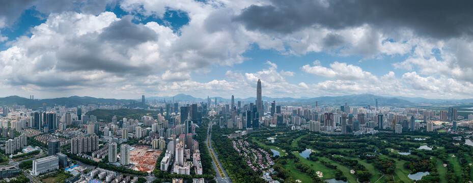 深圳福田区全景