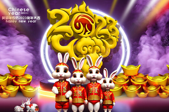 2023兔年大吉春節(jié)新年
