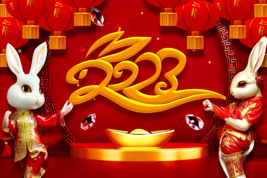 2023兔年大吉春節(jié)新年