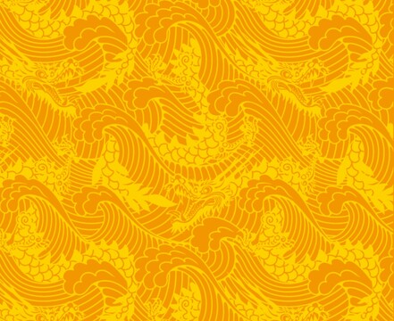 龍紋中式底紋