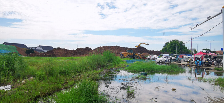 公路施工工地