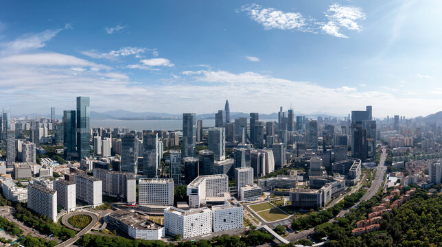 深圳南山粤海街道全景