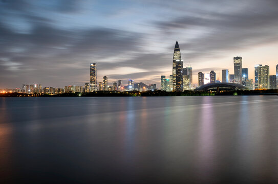 深圳湾夜景