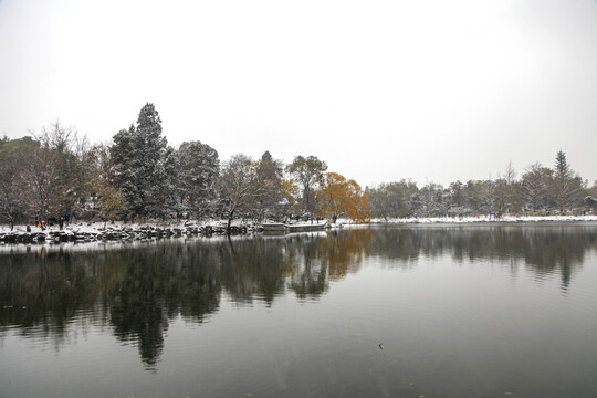 北京大学雪景图