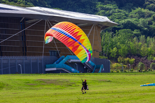 滑翔伞练习