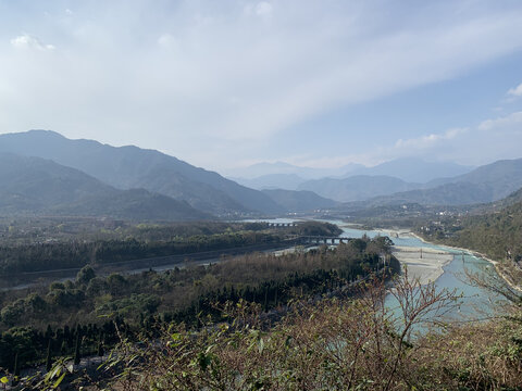 四川都江堰历史文化古迹遗址