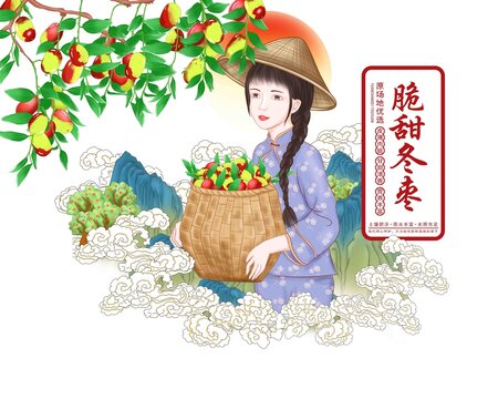 冬棗包裝