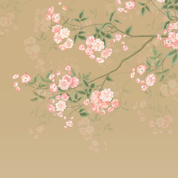 中式花鳥裝飾畫