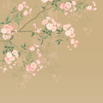 中式花鳥裝飾畫