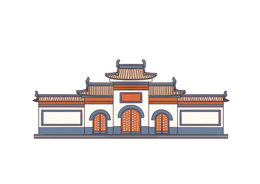 洛陽城市地標建筑白馬寺