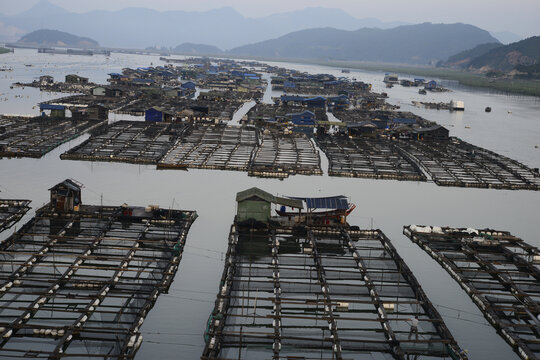 霞浦滩涂渔排