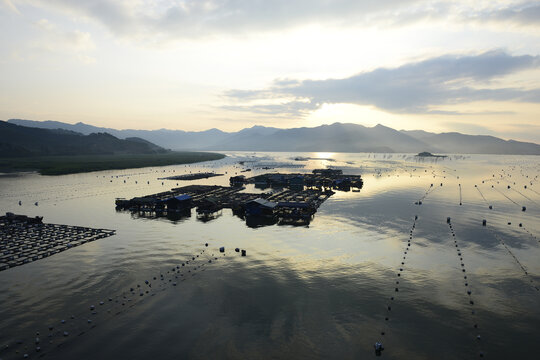 霞浦滩涂渔排