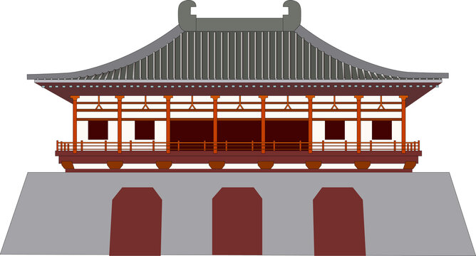 洛陽(yáng)定鼎門(mén)矢量