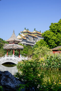 顺峰山公园粤剧大观园景观