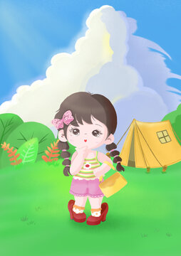 小女孩海報(bào)