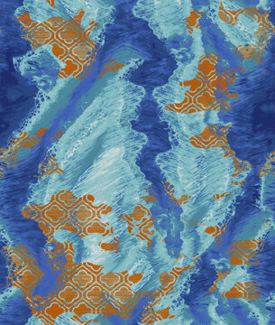 海浪藝術滿鋪分色地毯