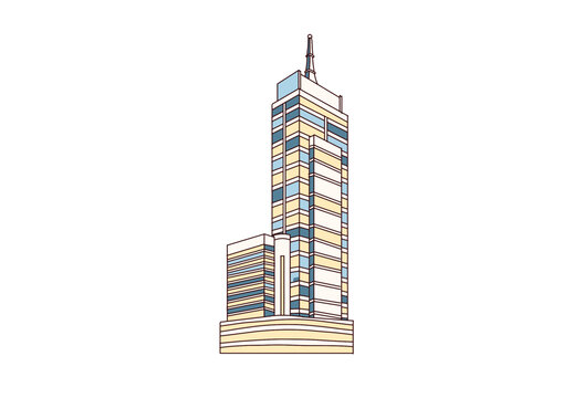 天津城市地標(biāo)建筑遠洋大廈