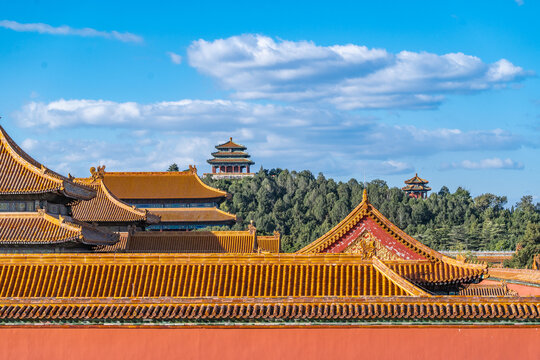 北京故宫建筑风景