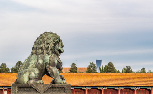 北京故宫的建筑风景