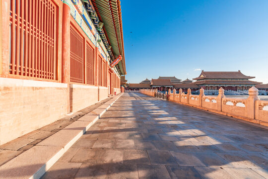 北京故宫建筑风景