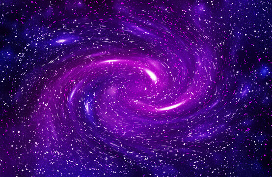 紫色星空漩涡