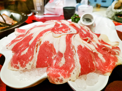 雪花牛肉