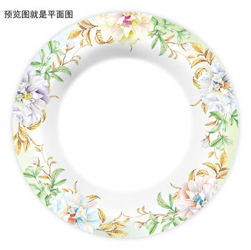 清新花紙花面