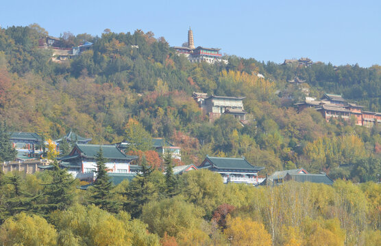 兰州白塔山