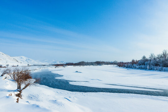 冰雪河流