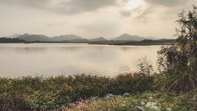 南湖风景