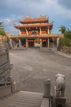 天竺寺入口山门建筑