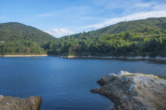 山水风光莲花水库