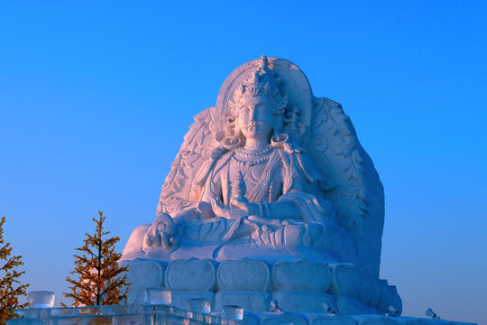 太阳岛雪雕