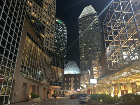 新加坡建筑夜景