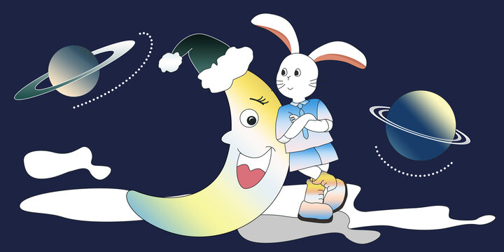 兔哥和月亮